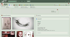 Desktop Screenshot of menoz.deviantart.com