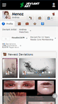 Mobile Screenshot of menoz.deviantart.com
