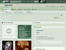 Tablet Screenshot of buttons666.deviantart.com