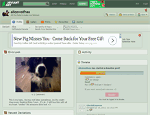 Tablet Screenshot of alicewolfnas.deviantart.com