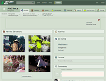Tablet Screenshot of matriosca.deviantart.com
