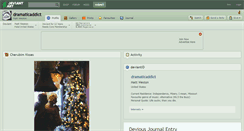 Desktop Screenshot of dramaticaddict.deviantart.com