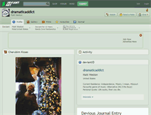 Tablet Screenshot of dramaticaddict.deviantart.com