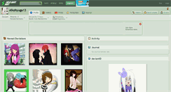 Desktop Screenshot of aikohyuga13.deviantart.com
