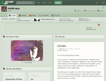 Tablet Screenshot of metalwaya.deviantart.com