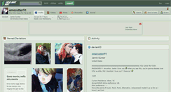 Desktop Screenshot of emocutter91.deviantart.com