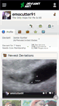 Mobile Screenshot of emocutter91.deviantart.com