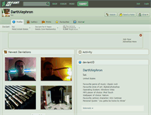 Tablet Screenshot of darthxephron.deviantart.com