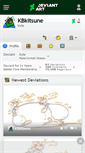 Mobile Screenshot of kbkitsune.deviantart.com