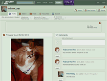 Tablet Screenshot of missmccoy.deviantart.com