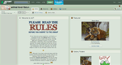 Desktop Screenshot of animal-lover-fans.deviantart.com