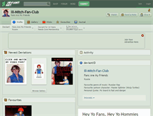 Tablet Screenshot of ill-mitch-fan-club.deviantart.com