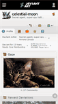 Mobile Screenshot of celestial-moon.deviantart.com