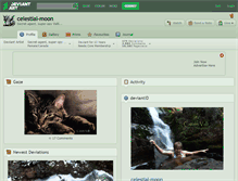 Tablet Screenshot of celestial-moon.deviantart.com