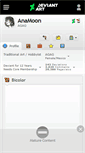Mobile Screenshot of anamoon.deviantart.com