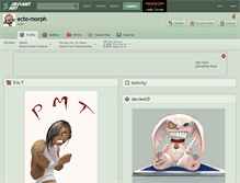 Tablet Screenshot of ecto-morph.deviantart.com