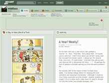 Tablet Screenshot of mistfoxx.deviantart.com