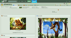 Desktop Screenshot of animalartist16.deviantart.com