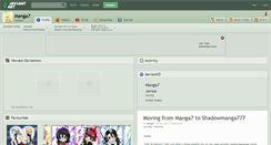 Desktop Screenshot of manga7.deviantart.com