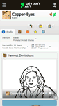 Mobile Screenshot of copper-eyes.deviantart.com