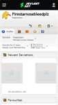 Mobile Screenshot of firestarnosebleedplz.deviantart.com