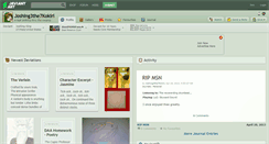 Desktop Screenshot of joshing3the7kokiri.deviantart.com