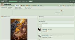Desktop Screenshot of hopefeather.deviantart.com