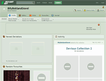 Tablet Screenshot of billybobsandgravel.deviantart.com