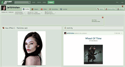 Desktop Screenshot of jarigrimshaw.deviantart.com