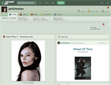 Tablet Screenshot of jarigrimshaw.deviantart.com