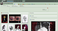 Desktop Screenshot of kyrathesadistanxious.deviantart.com