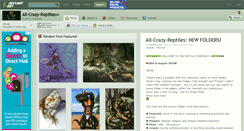 Desktop Screenshot of all-crazy-reptiles.deviantart.com