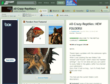 Tablet Screenshot of all-crazy-reptiles.deviantart.com