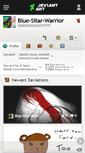 Mobile Screenshot of blue-sitar-warrior.deviantart.com