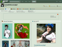 Tablet Screenshot of emmarit8lonely8girl.deviantart.com