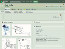 Tablet Screenshot of madd-media.deviantart.com