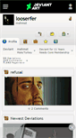 Mobile Screenshot of looserfer.deviantart.com