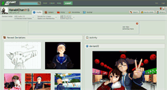 Desktop Screenshot of hanabichan113.deviantart.com