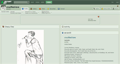 Desktop Screenshot of crucified-love.deviantart.com