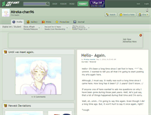 Tablet Screenshot of mireka-chan96.deviantart.com