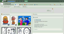 Desktop Screenshot of invisiblepeople.deviantart.com