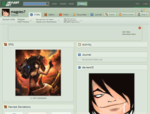 Tablet Screenshot of magpies7.deviantart.com