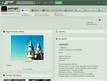 Tablet Screenshot of parkingirl.deviantart.com
