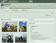 Tablet Screenshot of mollek-mol.deviantart.com