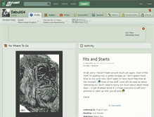 Tablet Screenshot of dabull04.deviantart.com
