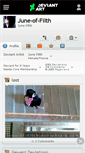Mobile Screenshot of june-of-filth.deviantart.com