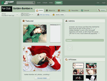 Tablet Screenshot of golden-bomber.deviantart.com