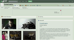 Desktop Screenshot of frontalcreative.deviantart.com