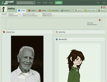 Tablet Screenshot of maliny.deviantart.com