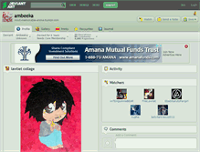 Tablet Screenshot of ambeeka.deviantart.com